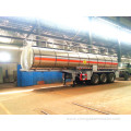 stainless steel fuel tanker truck trailer